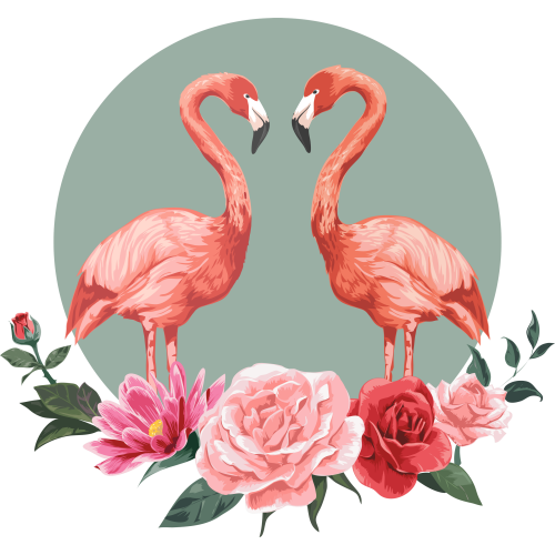 LOVE BIRD DTF Printing Sticker - Custom Printing - LOVE Category