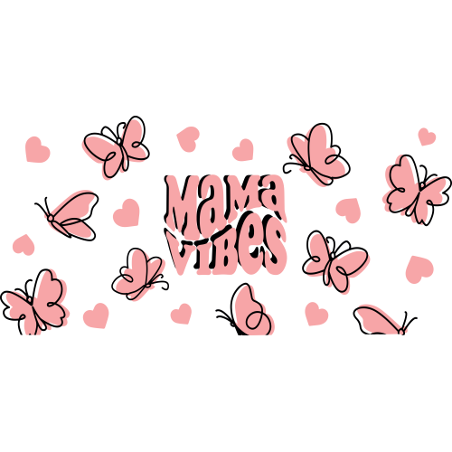 Custom UV DTF Glass Tumbler Printing by MAMA VIBES