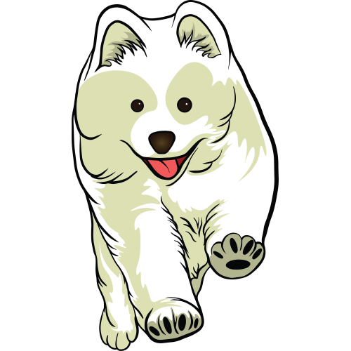 Custom DTF Dog Fabric Design Sticker - Animal Category - High-Quality Printing