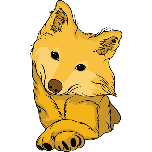 Custom DTF Dog Animal Fabric Design Sticker - High-quality custom printing for animal lovers