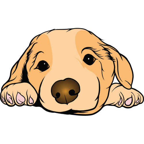 Custom Dog DTF Sticker with Animal Fabric Design - Perfect for DTF Printing and Animal Lovers