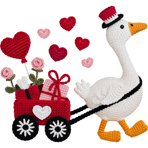 Faux Goose Yarn Animal Fabric DTF Sticker for Custom Printing
