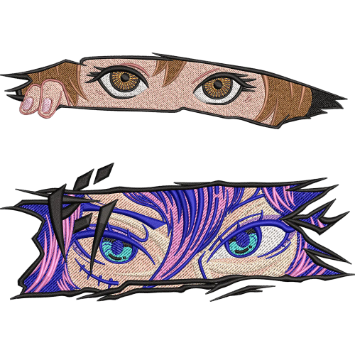 Staring Eyes Anime DTF Printing Products - Custom Merchandise