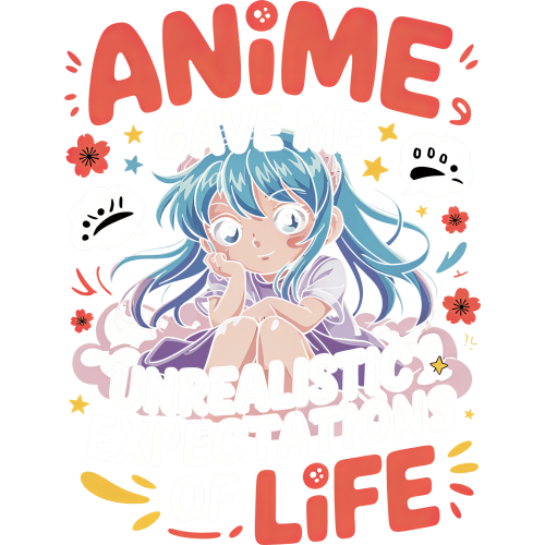 Anime DTF t-shirt prints showcasing vibrant custom designs for streetwear enthusiasts