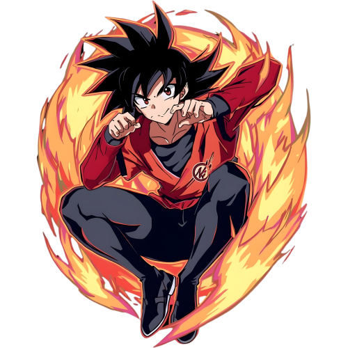 Dragon Ball Manga Goku Anime DTF T-Shirt Prints - Custom Designs for Streetwear Enthusiasts