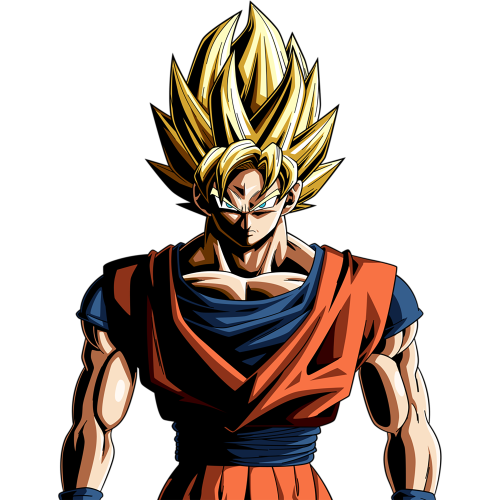 Custom DTF Anime T-Shirt Prints featuring Goku Siyan design