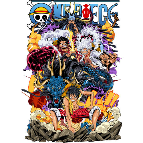 High-quality and vibrant Anime DTF t-shirt prints showcasing custom designs