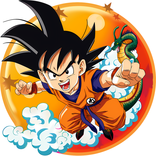 Son Goku Anime DTF T-Shirt Prints - Vibrant and Custom Designs