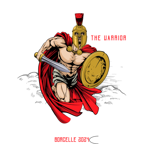 Anime DTF T-Shirt Prints featuring custom designs for Spartan Warrior