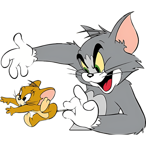 Tom And Jerry Anime DTF T-Shirt Prints - High-Quality Custom Designs