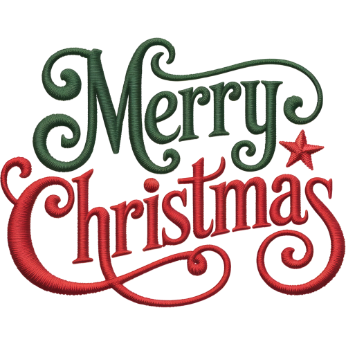 Custom DTF Ink Transfer for Fabric - Merry Christmas Designs