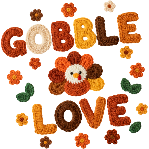 Premium Love DTF Transfers for T-Shirts - Gobble Love - Custom Printing
