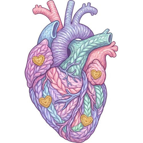 Colorful Human Heart DTF Transfer for T-Shirts - Love Theme