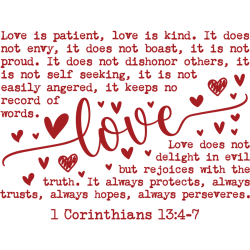Love Poetry DTF Transfers for T-Shirts - Premium Love themed design