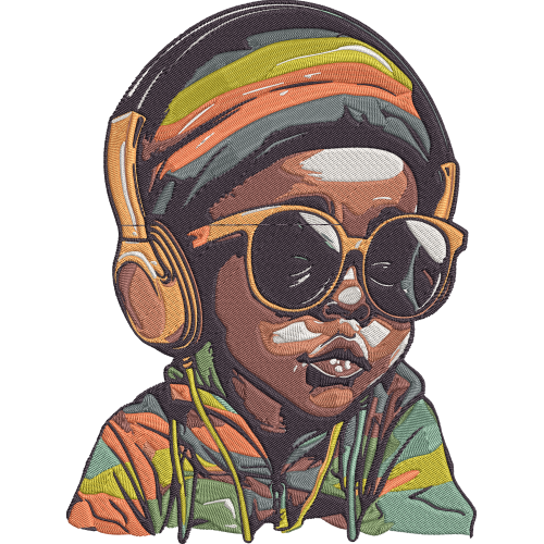 Custom DTF Stickers for Fabric: Print T-Shirt - 3 BOY ENJOY MUSIC Product Image