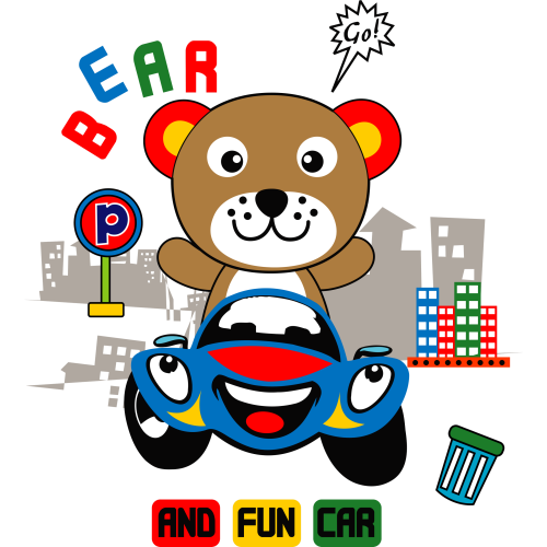 BEAR FUN UV DTF Ink Transfer Stickers - Custom Printing Stickrs
