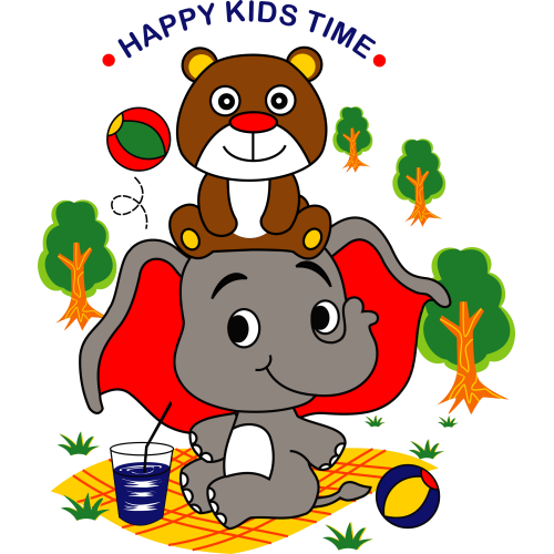 Custom UV DTF ink transfer stickers for kids at Happy Kids Time