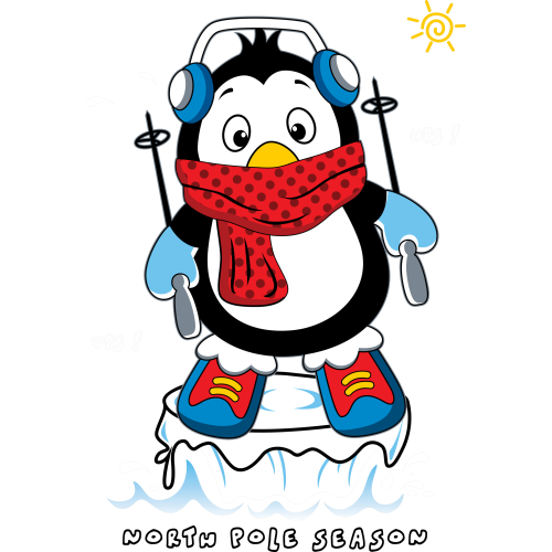 Custom UV DTF Ink Transfer Stickers for ICE SKATING - Cartoons Category