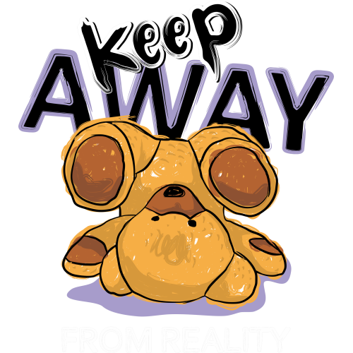 Custom UV DTF Ink Transfer Stickrs for KEEP AWAY - Cartoons