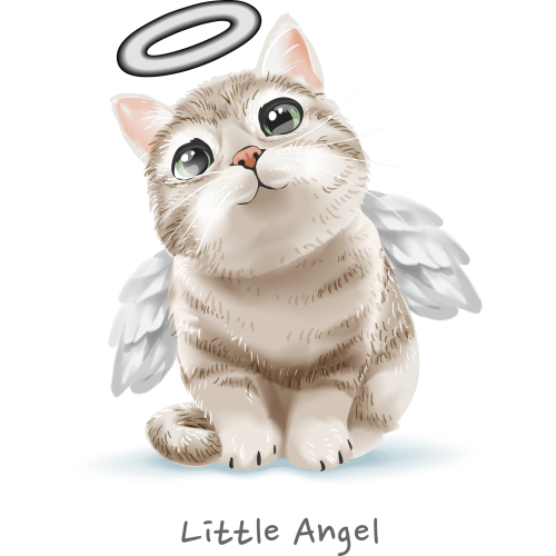 LITTLE ANGEL UVDTF Stickers for Glass Bottles - Custom Printing - Product Image