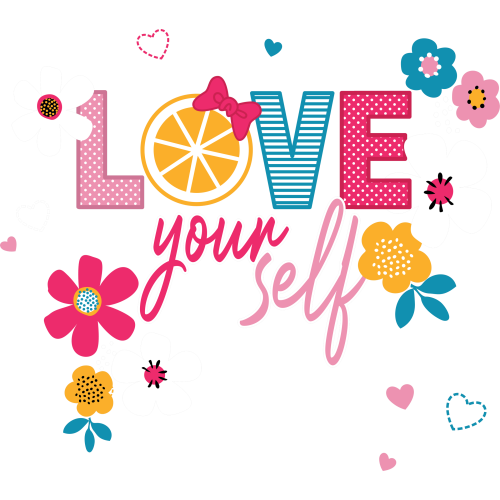 LOVE YOUR SELF UVDTF Stickers for Glass Bottle - Custom Printing - DTF Printing Services