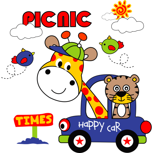 Custom UVDTF Cartoons Stickers for Glass Bottles by PICNIC TIME