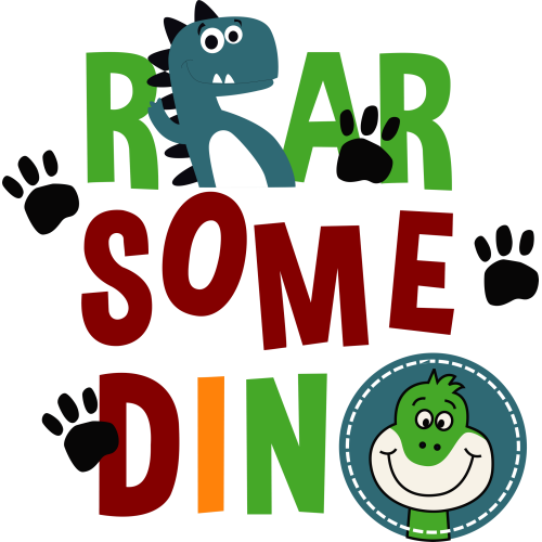 Custom DTF Printing Stickers for Glass Bottles - REAR SOME DINO