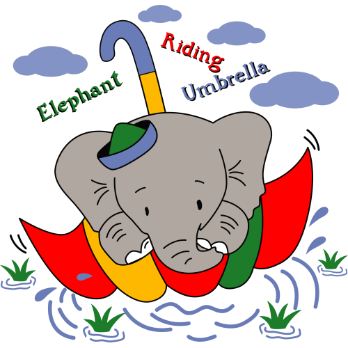 RIDING ELEPHANT UVDTF Stickers for Glass Bottles - Custom DTF Printing Services