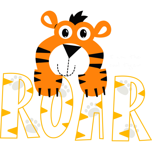 ROAR Cartoons UVDTF Stickers for Glass Bottle