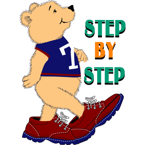 Custom UVDTF stickers for glass bottle with STEP BY STEP Cartoons