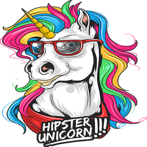 UVDTF stickers for glass bottle featuring UNICORN Cartoons