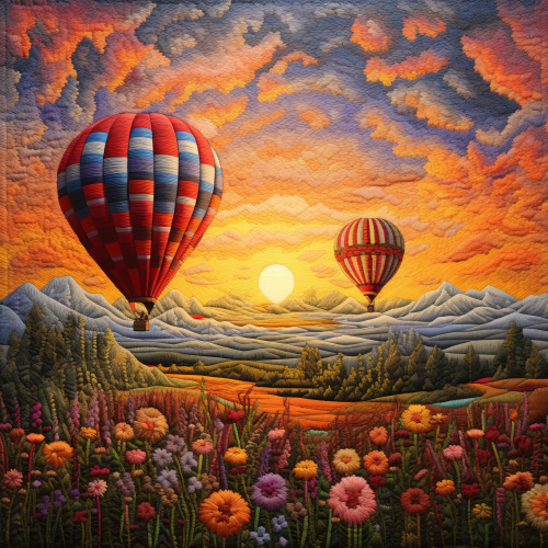 Hot Air Balloon DTF Printing Services - Custom Nature Prints