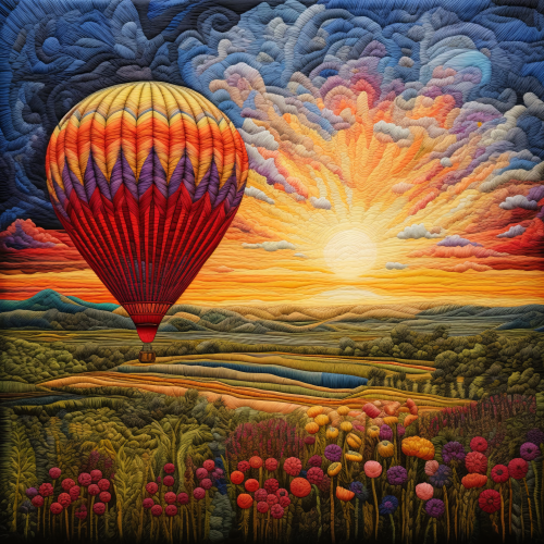 Hot Air Balloon custom printing with DTF Printers for Nature enthusiasts