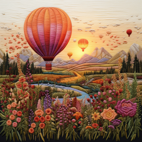 Hot Air Balloon DTF Printing Services in Nature