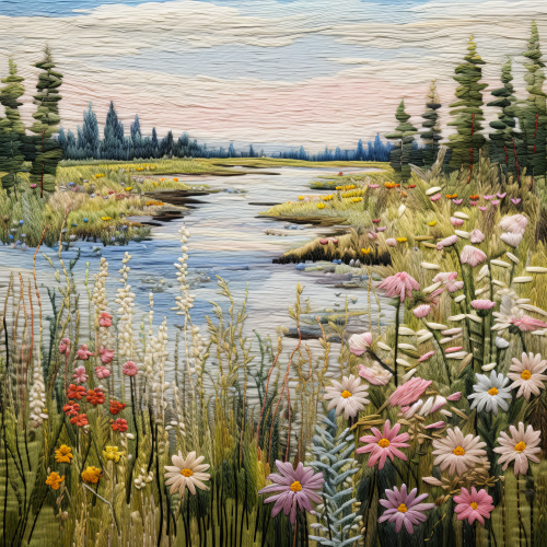 Meadow Landscape DTF Printing Solutions - Eco-Friendly Custom Prints
