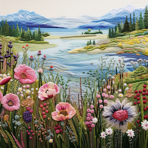 Meadow Landscape DTF Printing Services - Nature-inspired Custom Prints