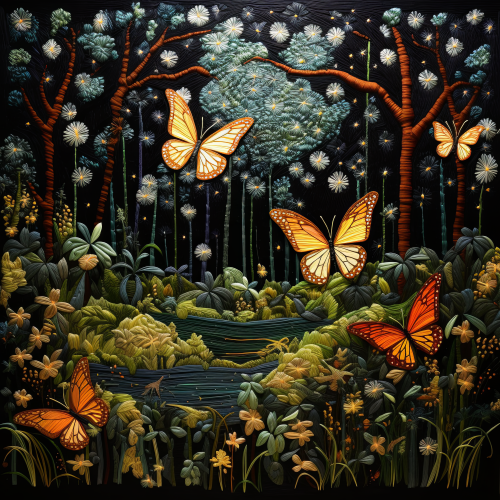 Night Field nature-inspired DTF printer for custom printing