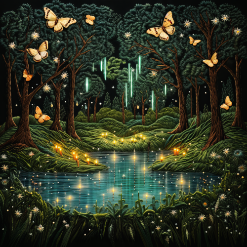 Night Field DTF Printer - Nature Inspired Custom Printing