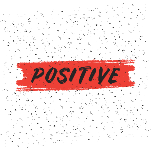 Custom DTF Transfer Printing Service for DIY Apparel with Positive Quotes - Always Positive Thinking