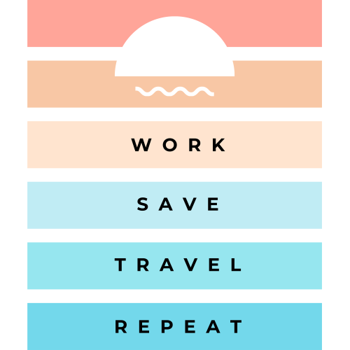 Colorful Minimal Travel Quote DTF Transfer Printing on DIY Apparel