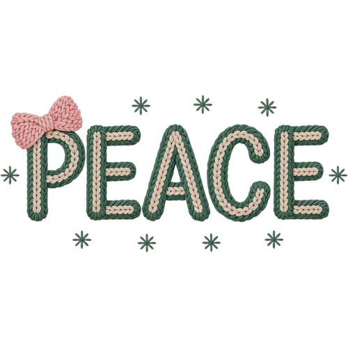 Peace DTF transfers for high-quality quote printing on DIY apparel