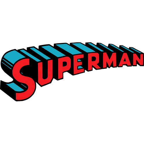 Superman Text DTF Transfer on Fabric - High-Quality Custom Printing