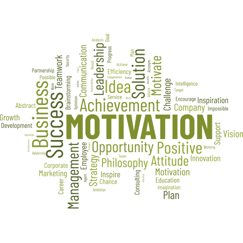 Word cloud background concept for motivation positive inspirational