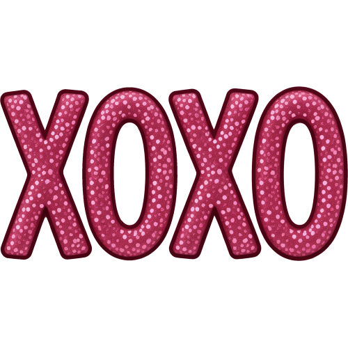 Faux Pink XoXo custom printed product in XoXo category