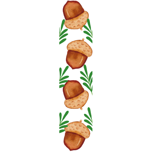 Custom UVDTF bookmark printing service - Acorn product image