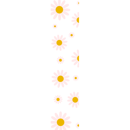 Custom Daisy Flower UVDTF Bookmark Printing Service Image - BookMark Category