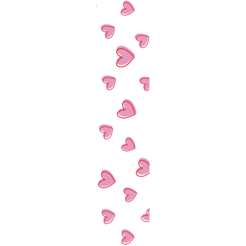 Custom Pink Heart DTF Bookmark Printing Service - BookMark Category