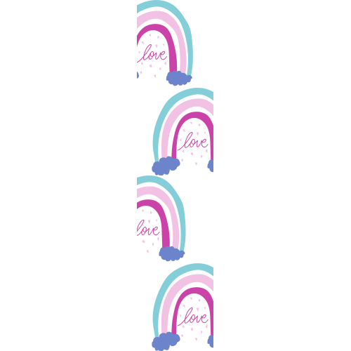 Custom UVDTF bookmark printing service for Rainbow products