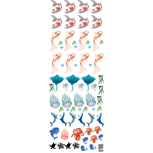2028 Resin Stickers - Custom UV DTF Sticker Sheet Print
