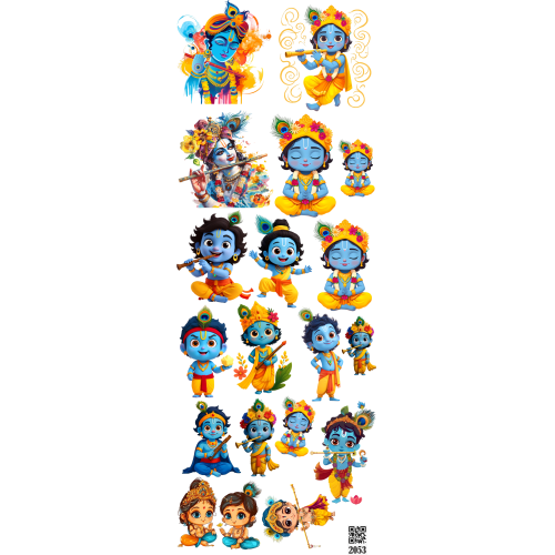 2053 Resin Stickers Custom DTF Printing UV Insert Sheet